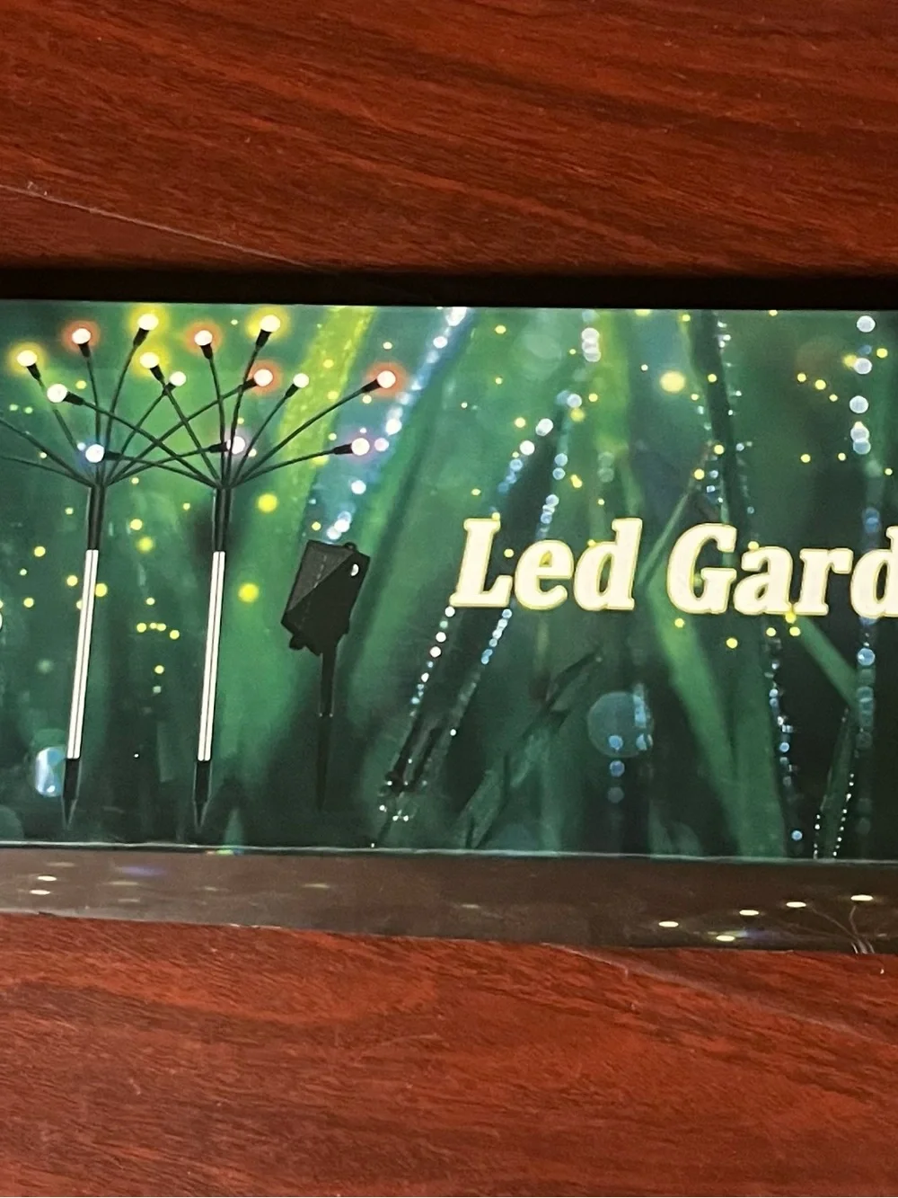 Solar Firefly Garden Lights, 6pack 48 lights, colorful